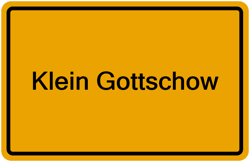Handelsregisterauszug Klein Gottschow
